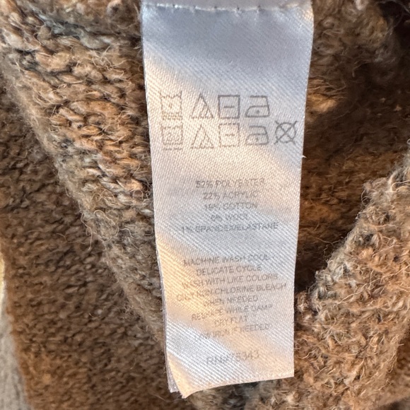 Jessica Simpson Cozy Brown Cowl Neck Sweater - Picture 4 of 4